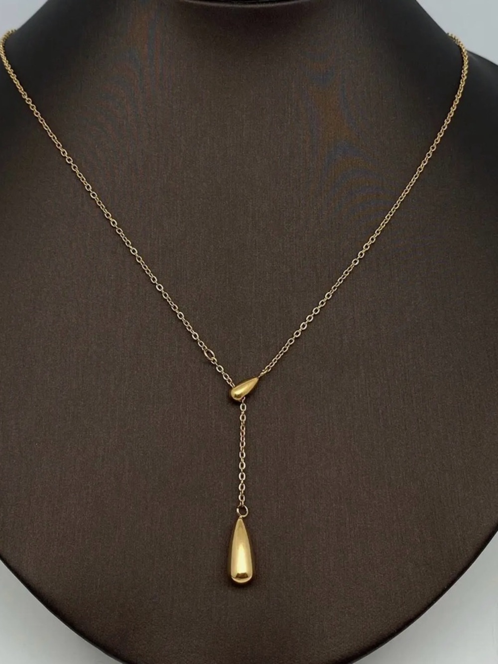 Teardrop Necklace | 18K Gold Plated | Minimal | Modern Luxe